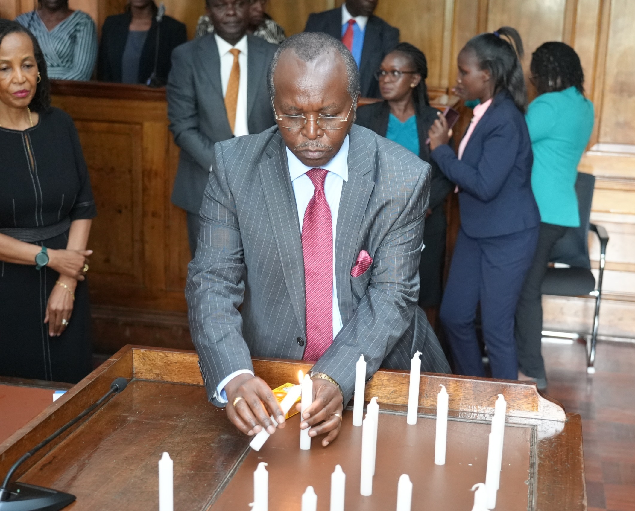 Candle Lighting Ceremony in Honour of the late Justice Fredrick Ochieng’