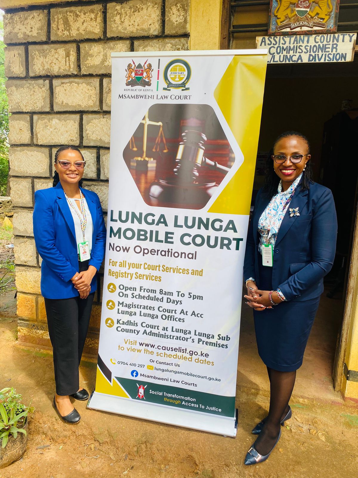 Lunga Lunga Mobile Court Holds First Sitting